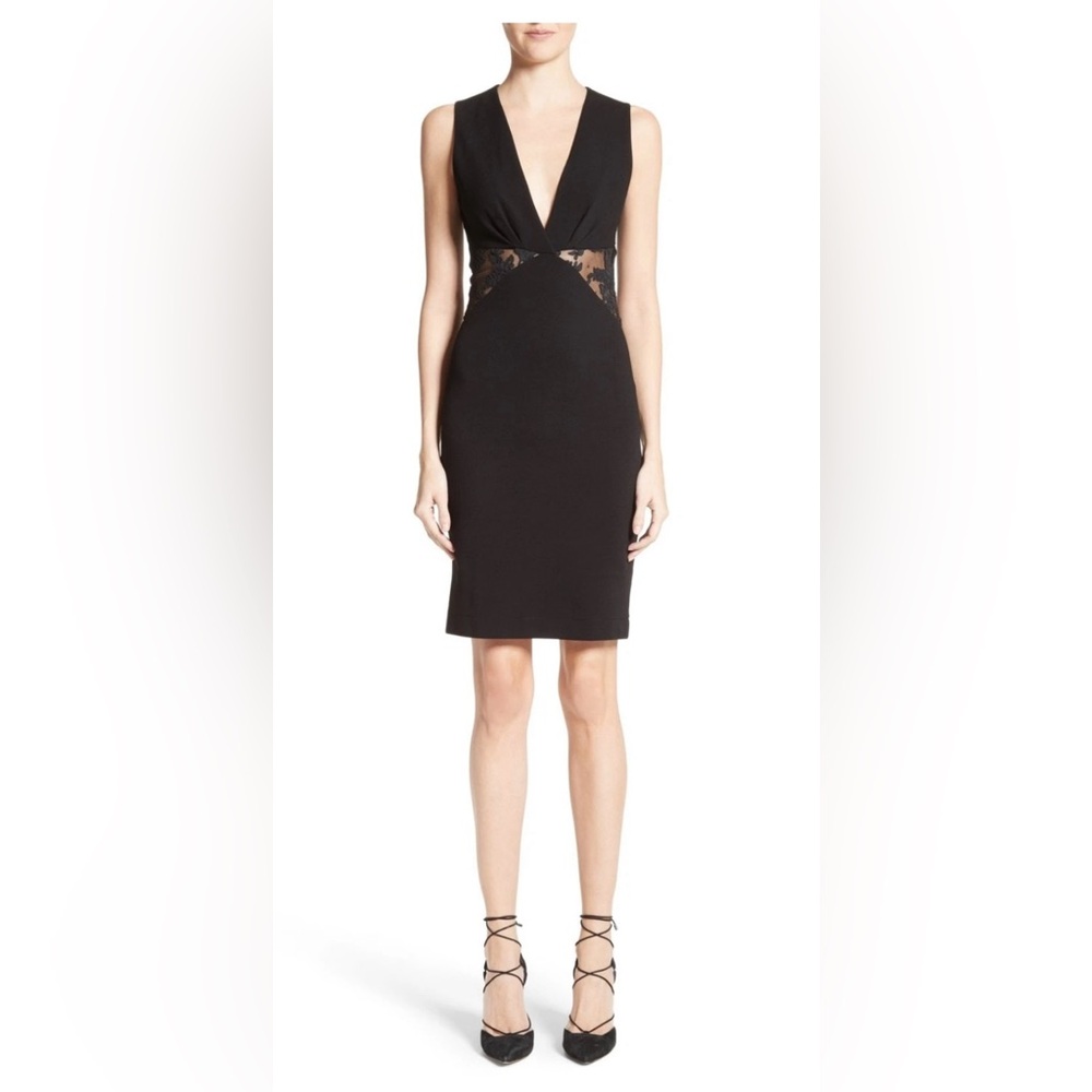 Roberto Cavalli lace insert shift dress